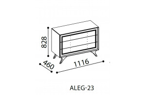 Комод в спальню Алегро ALEG-23