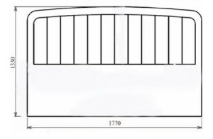 Кровать Песаро (PESARO) 160х200 PESR-26-160