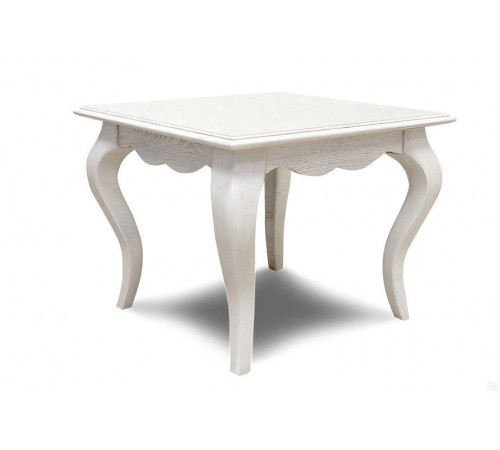 Стол журнальный Оскар ММ-210-20/01 (белая эмаль+пт)