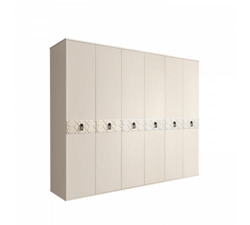 Шестистворчатый шкаф для одежды Богемия Фарфале (Bogemia Farfalle) БМШ2/6 (Fа)