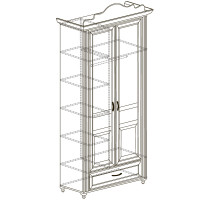 Двухдверный шкаф для одежды Алиса 553